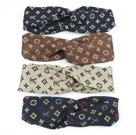 louis vuitton headband black|Louis Vuitton head scarf women's.